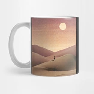 Alone in the dunes Mug